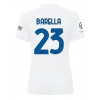 Inter Milan Nicolo Barella #23 Bortatröja Dam 2023-24 Korta ärmar